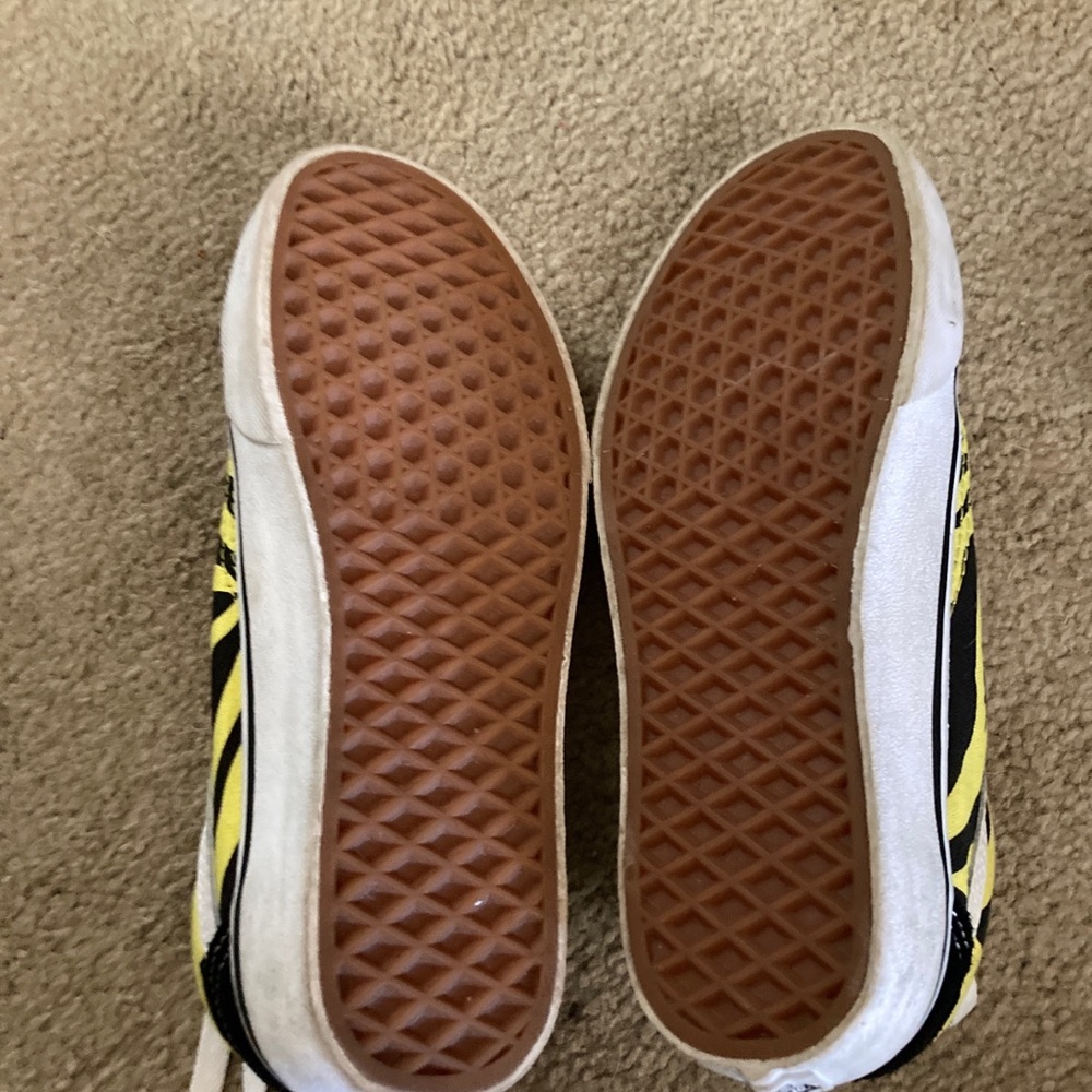 Zebra Print Canvas Vans - image 3